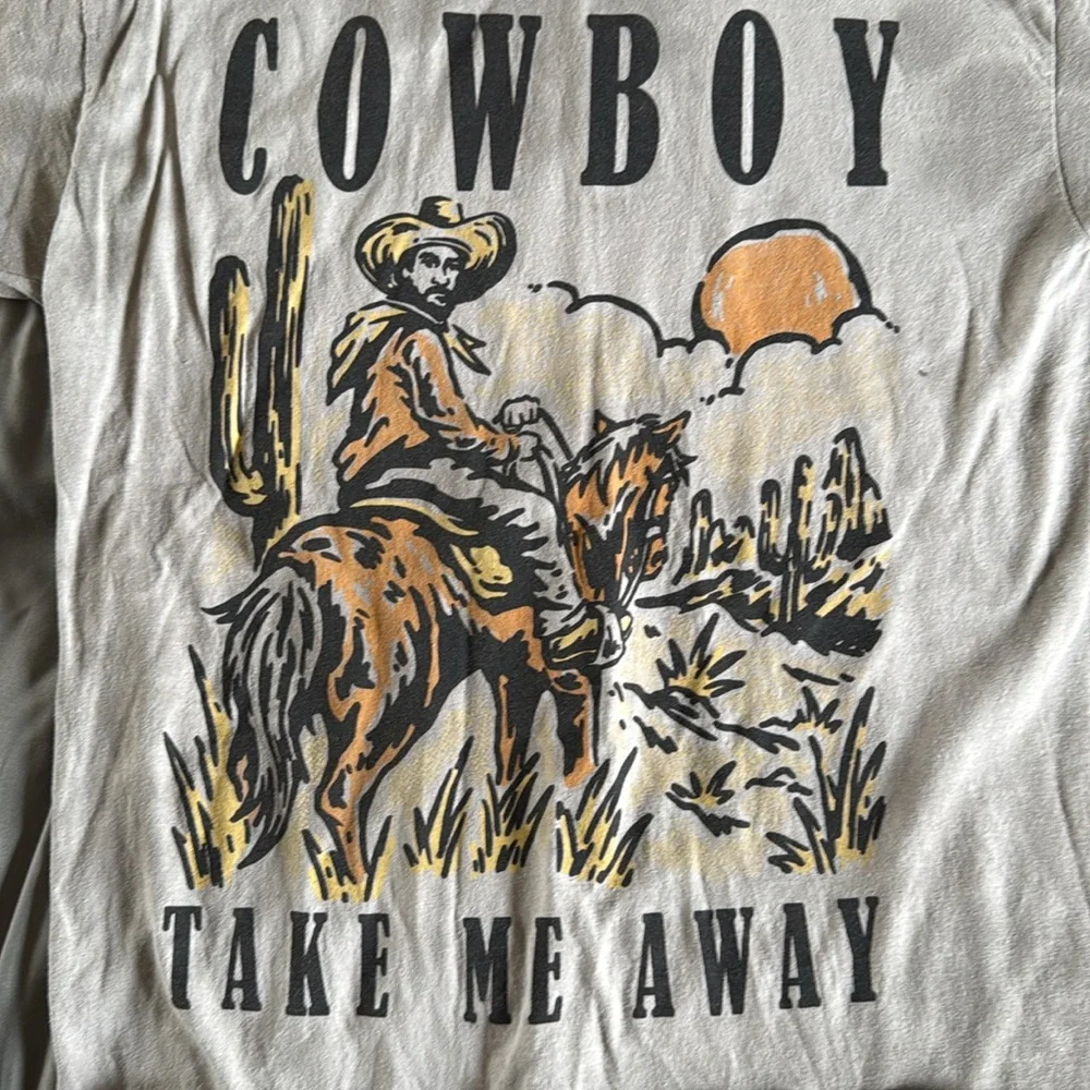Cowboy Graphic T-Shirt - Picture 2 of 2
